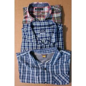 Nautica - IZOD - Eddie Bauer 2xl Plaid Shirt Lot of 3